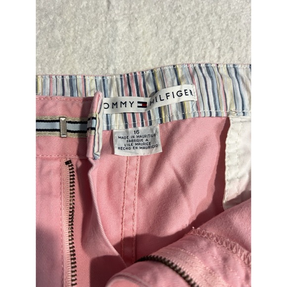 Tommie Hilfiger womens pants sz 16 chino Pink - Picture 8 of 16